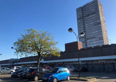 Crown reduction Salford Shopping Center 10