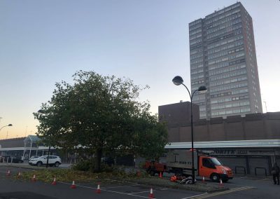 Crown reduction Salford Shopping Center 6