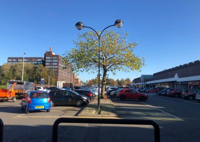 Crown reduction Salford Shopping Center 9