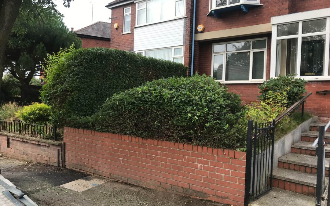 Full garden clearance and hedge cutting in Prestwich, Manchester – 30.08.2019.