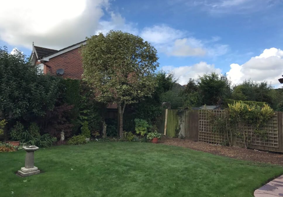 Garden makeover Winsford, Cheshire – 15.09.2017.