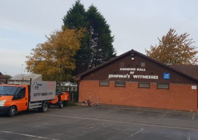 Tree felling Manchester Jehovas Witnesses Kingdom Hall 1
